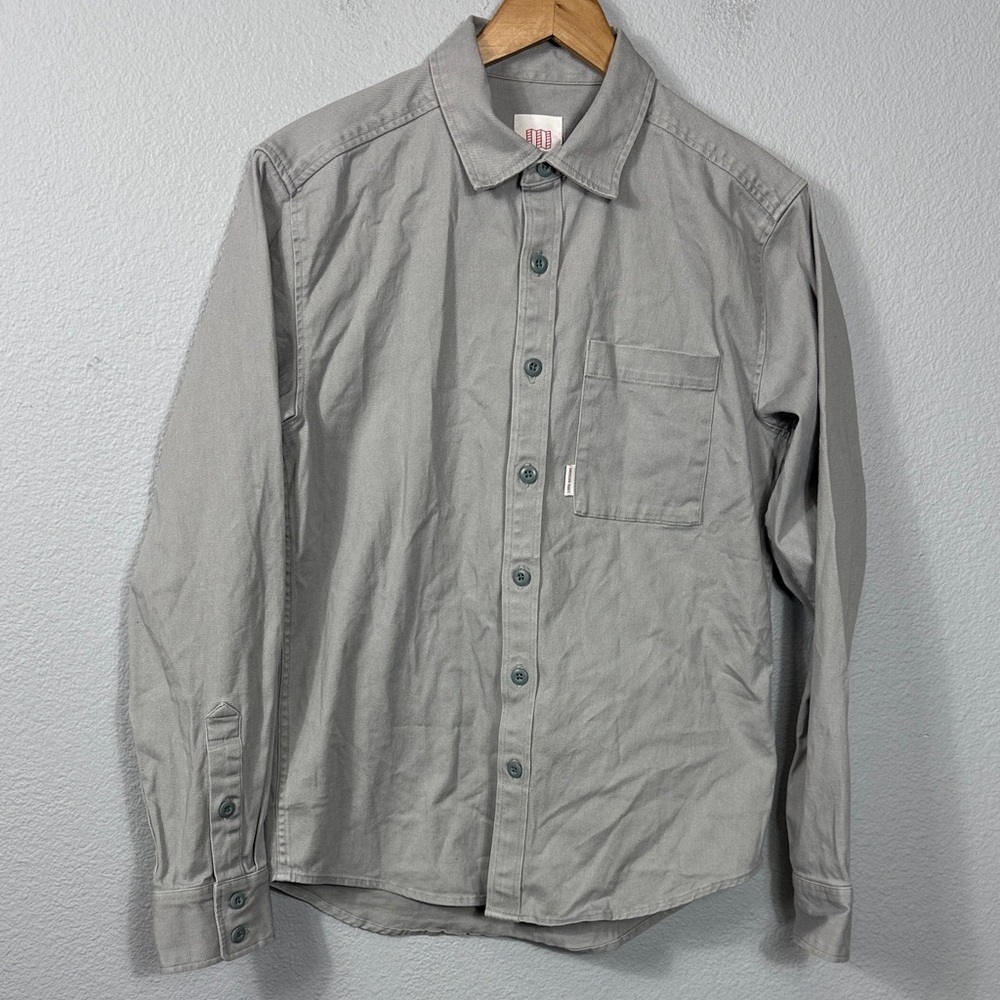 Topo Designs Gray Casual Button-Down Shirt